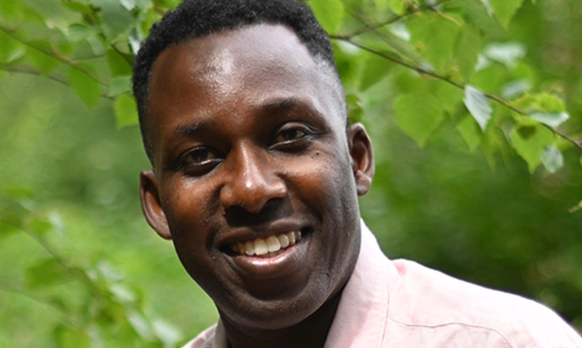 A man smiling