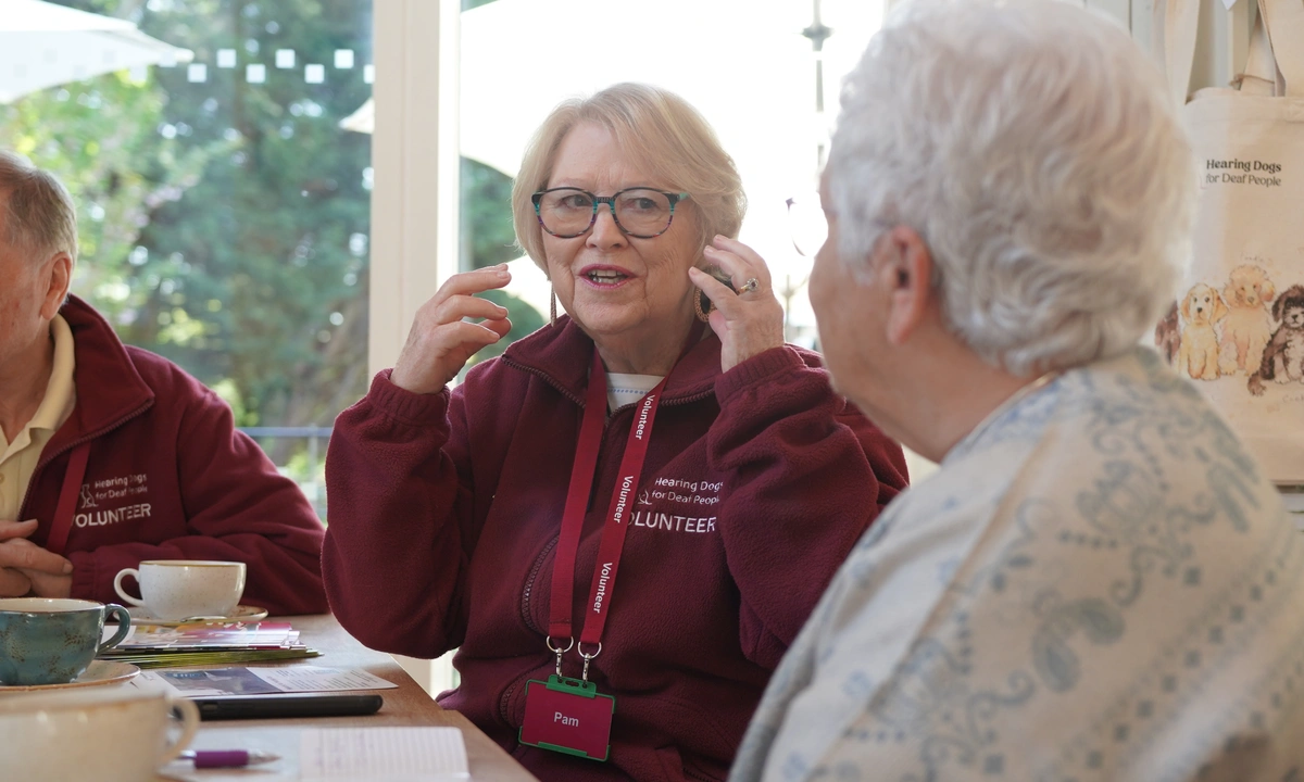Hearing Dogs staff lip reading