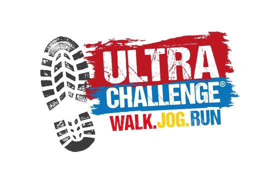 Ultra Challenge Logo. Walk. Jog. Run.